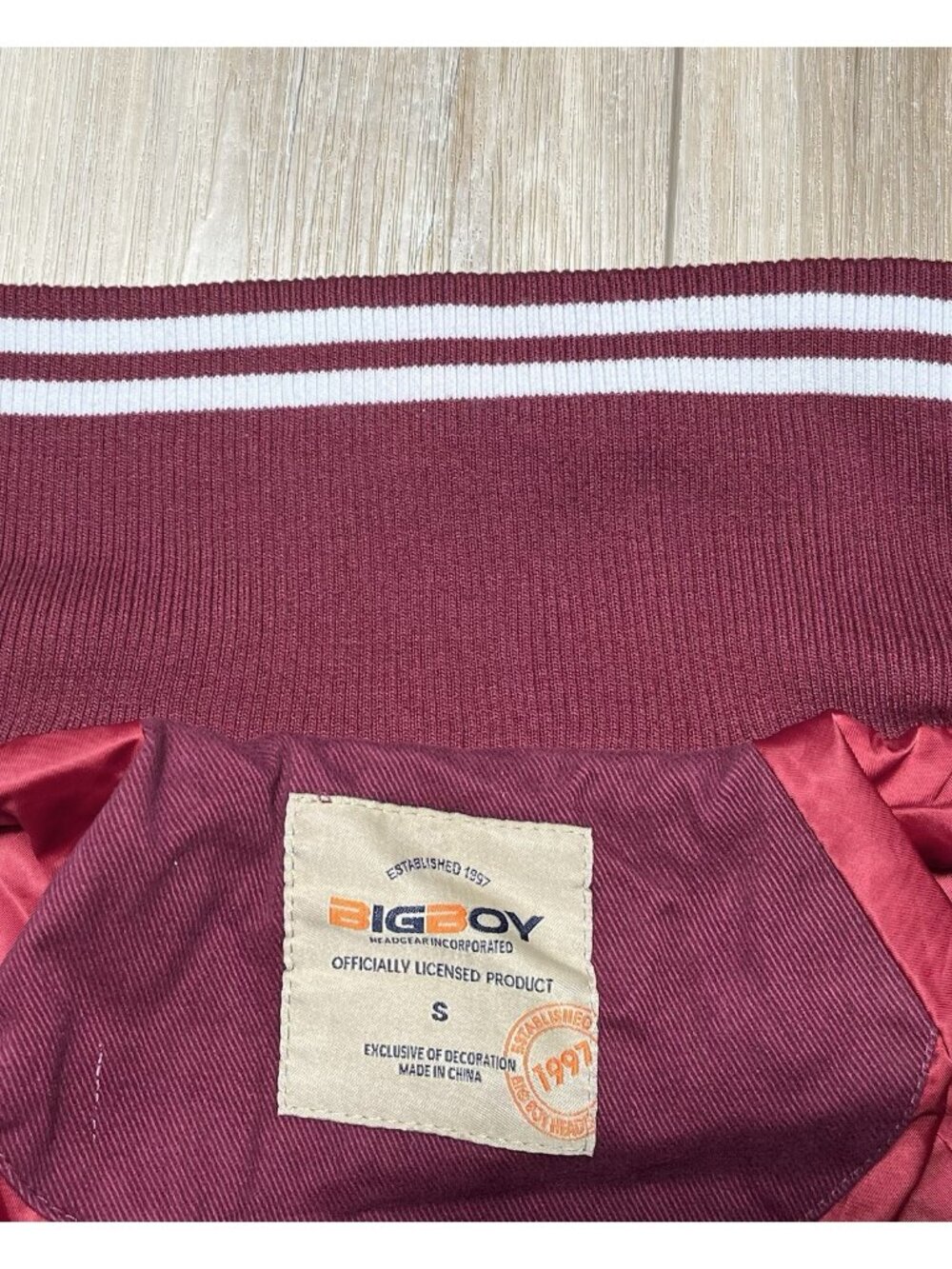 Big Boy North Carolina Central University Red Bomber Jacket - Size Small - Picture 2 of 16